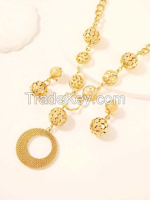 3pcs Ball Decor Jewelry Set