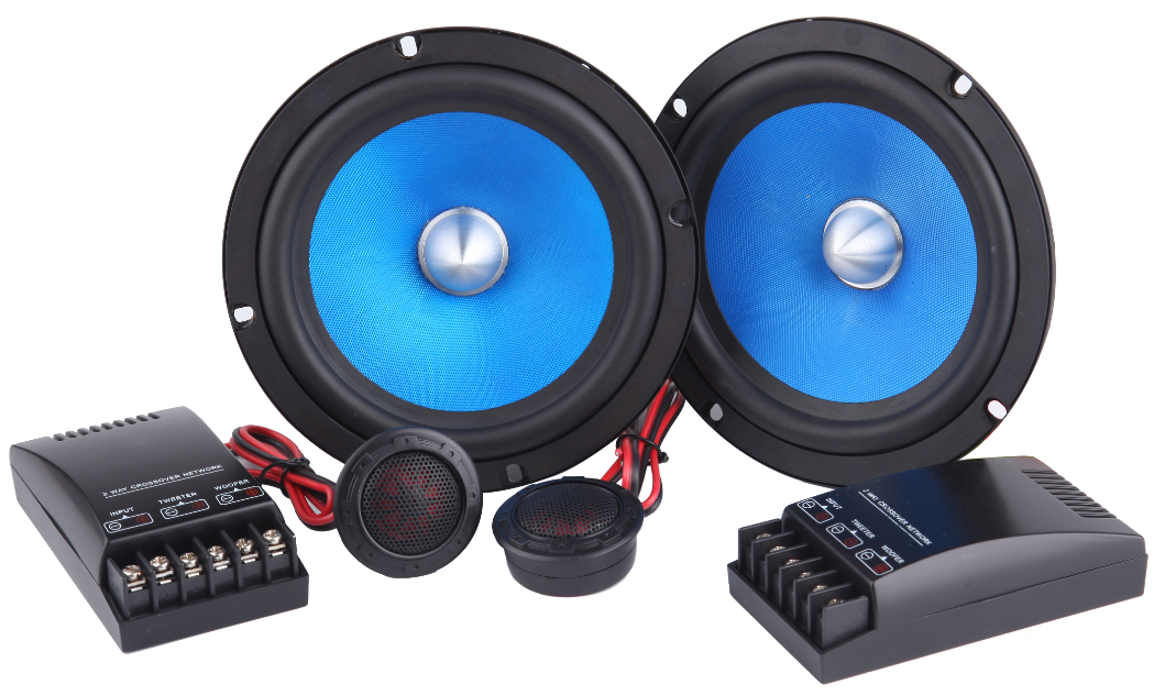 Car Audio 6.5 Inch Coaxial Speaker Crossover Whole Set Component System Dj System Speaker