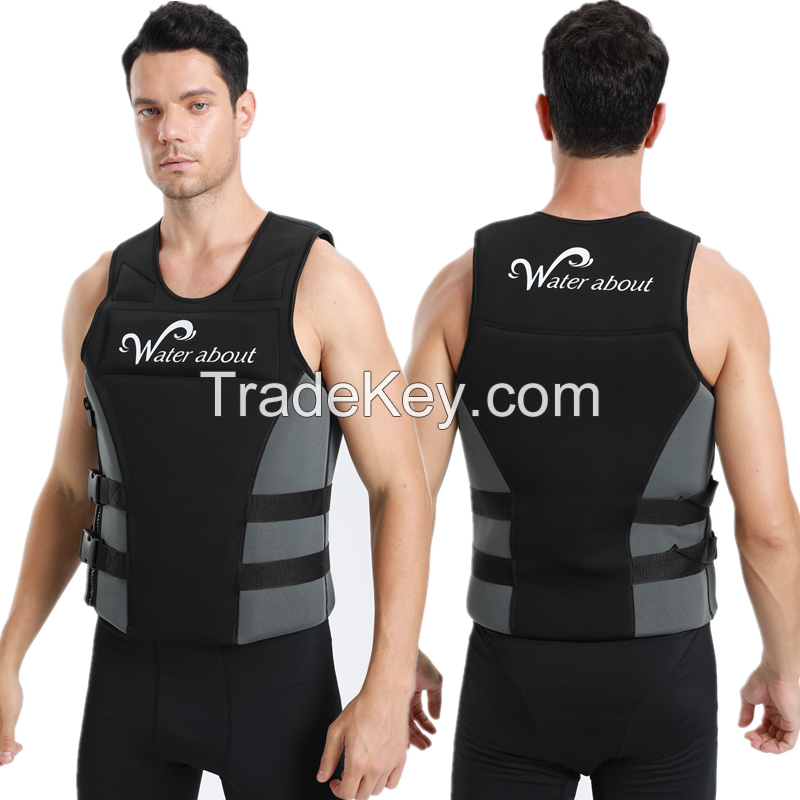 New Design Fashional Neoprene Life Vest/Jacket Professional Life-saving Vest/Jacket EPE Foam Adult swimming Life Jacket