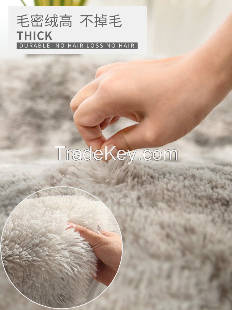 Modern Soft Fluffy Large Shaggy Rug for Bedroom Livingroom Dorm Kids Room Indoor Home Decorative