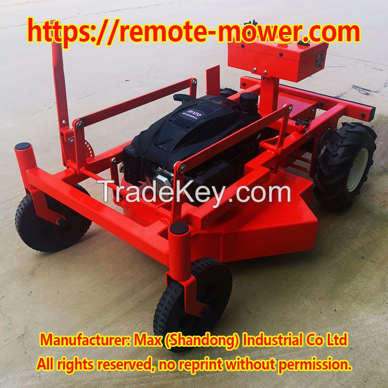High Efficiency CE Certified 2WD Remote Control  Slope Mower