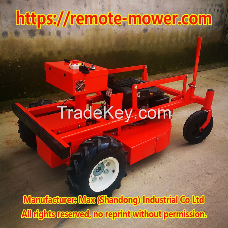 High Efficiency CE Certified 2WD Remote Control  Slope Mower