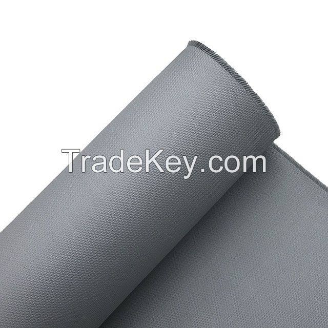 17oz Grey Silicone Coated Fiberglass Fabric for Thermal Insulation Cover