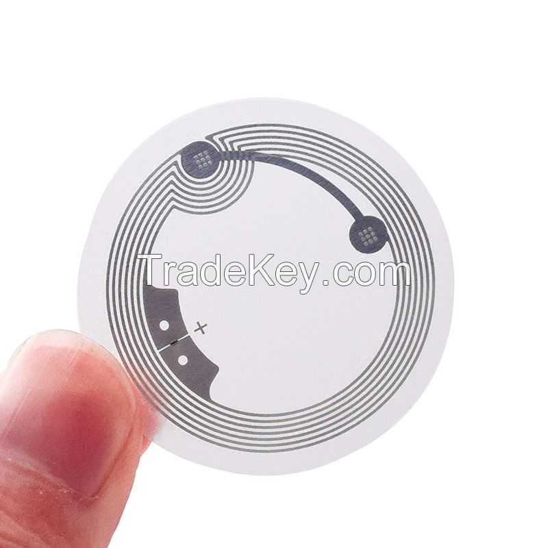 144 Bytes NFC Tag Dia38mm NXP NTAG213 Chip 13.56MHz RFID Sticker Wet Inlay