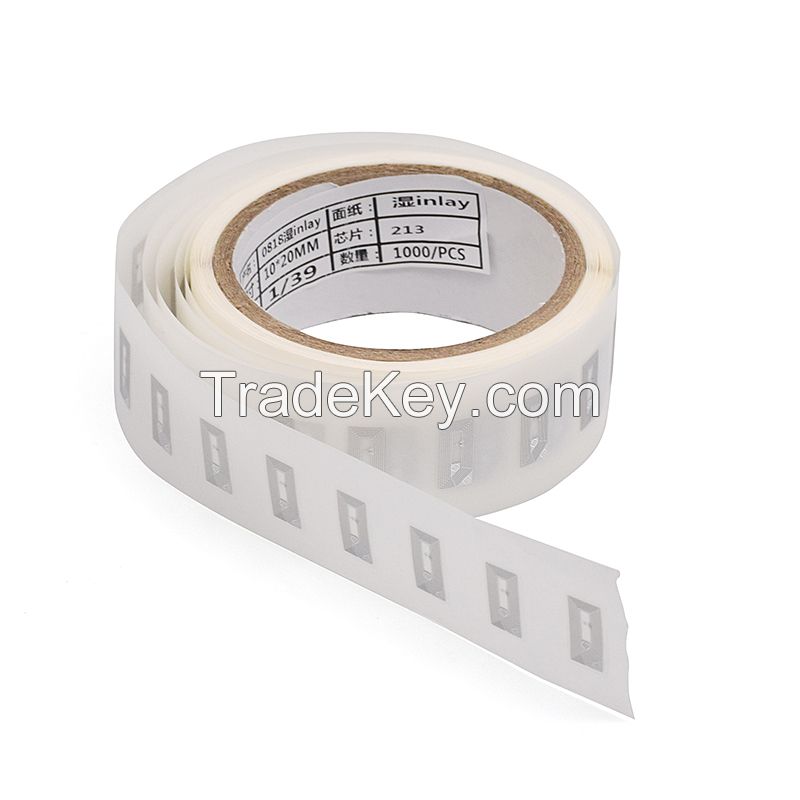 10*20mm or 11*21mm Mini NFC 213 Wet Inlay NXP NTAG213 Sticker Tag