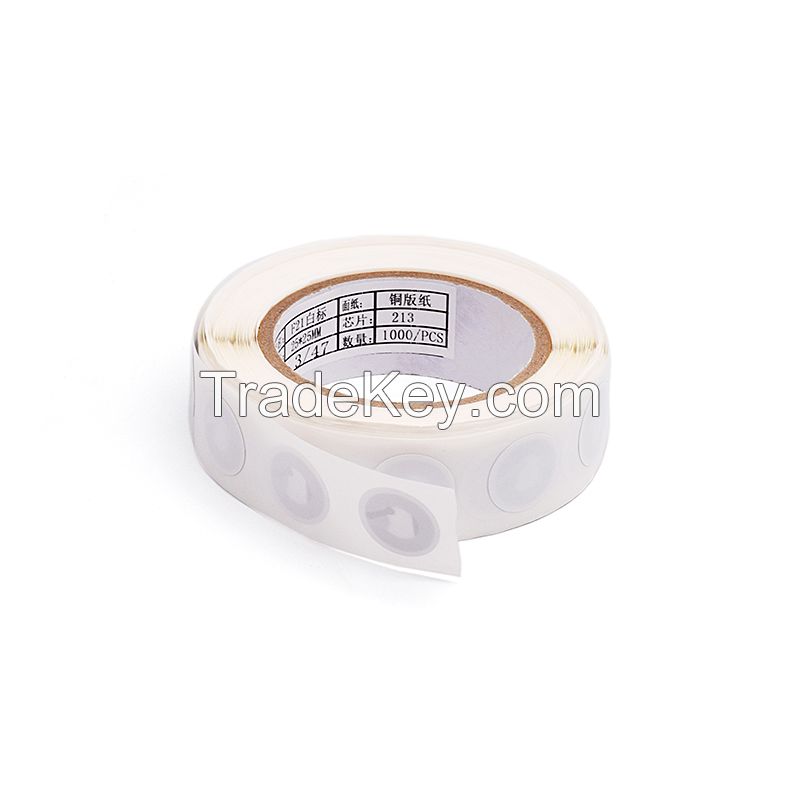 Dia25mm RFID Passive Tag NFC 213 White Label Sticker