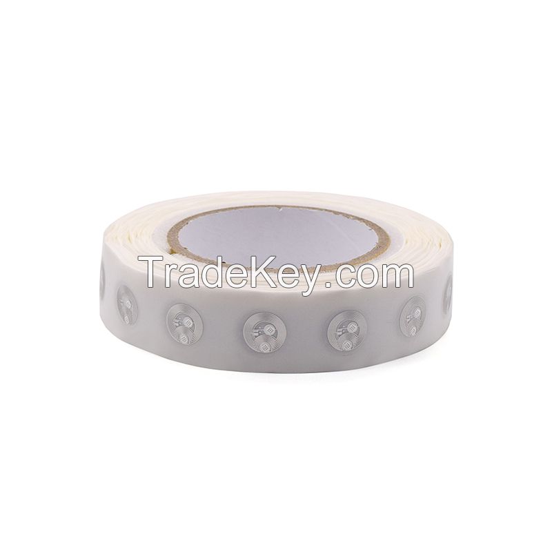 Mini NFC Tag Dia18mm Compatible Mifare 1K Wet inlay Transparent NFC Sticker