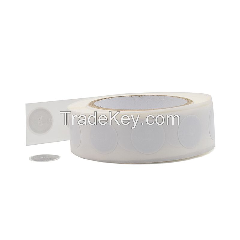 ISO14443A Protocol Fudan F08 Chip 13.56MHz 1K Bytes Dia25mm NFC Sticker Tag White Label