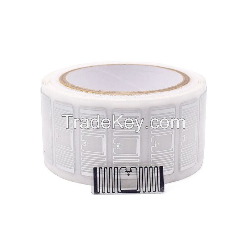 860-960MHz 6~8m Reading Distance 46*19mm UHF RFID Tag RFID Label Sticker