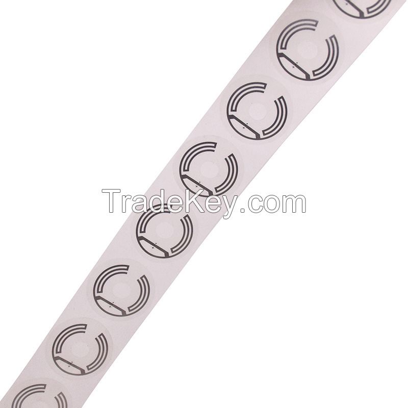 Dia28mm RFID Wet Inlay Impinj Monza R6/R6A Chip UHF RFID Tag