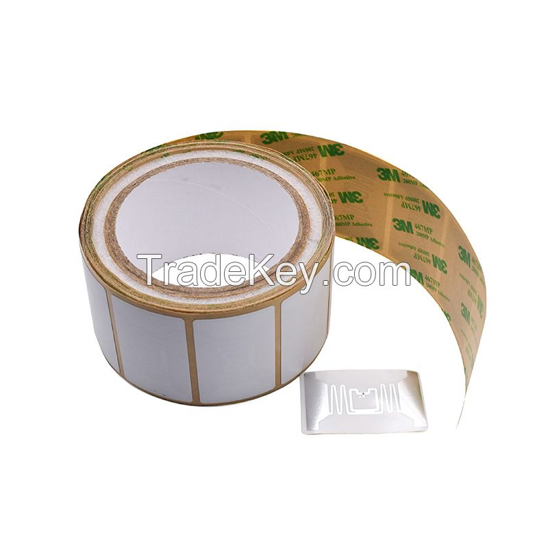 53*33mm 1-8m Read Range RFID UHF Sticker Tag