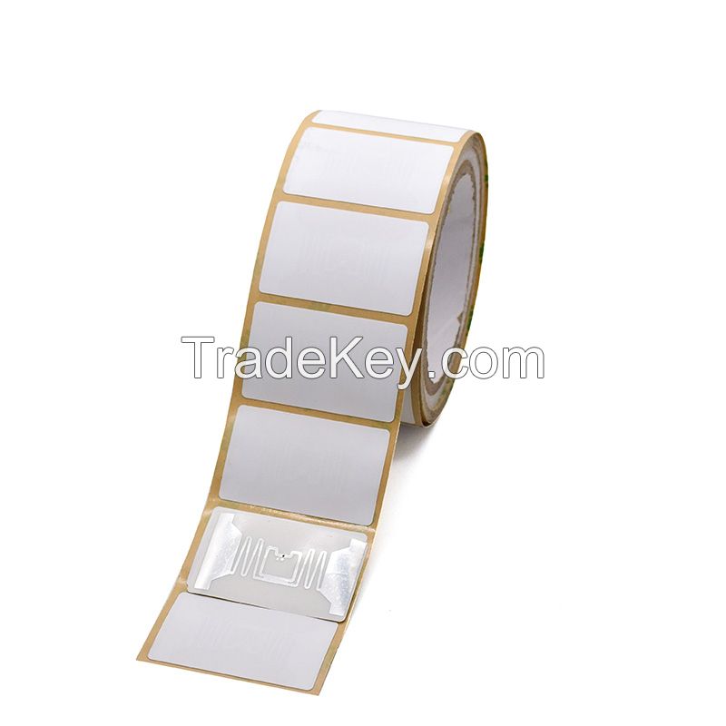 53*33mm 1-8m Read Range RFID UHF Sticker Tag