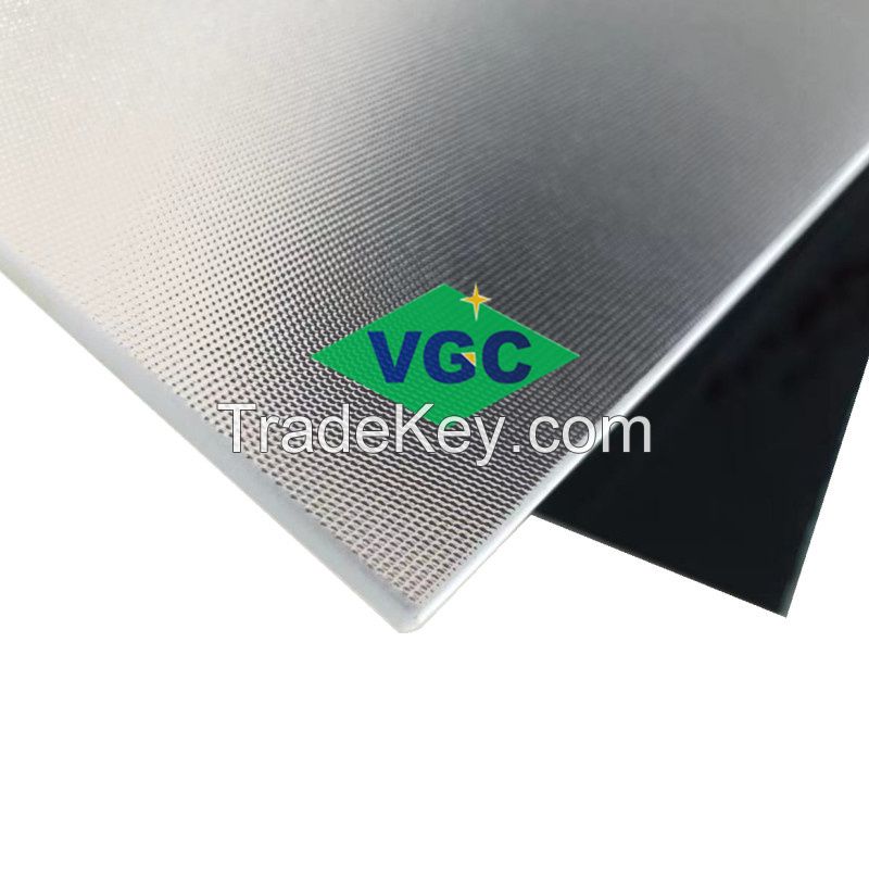 VGC 2mm-4mm Low Iron Ultra Extra Clear Patterned Solar Glass