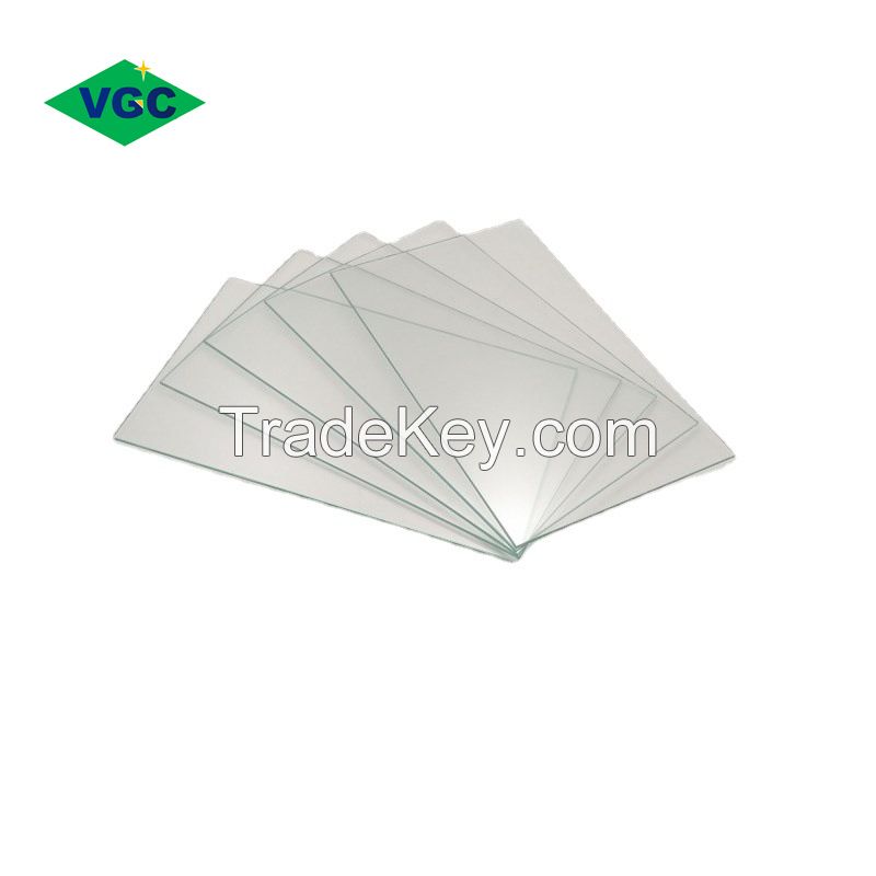 VGC 95% Transmittance PV Modules 2MM-4MM Tempered Low Iron Patterned Glass AR Coating Solar Glass  