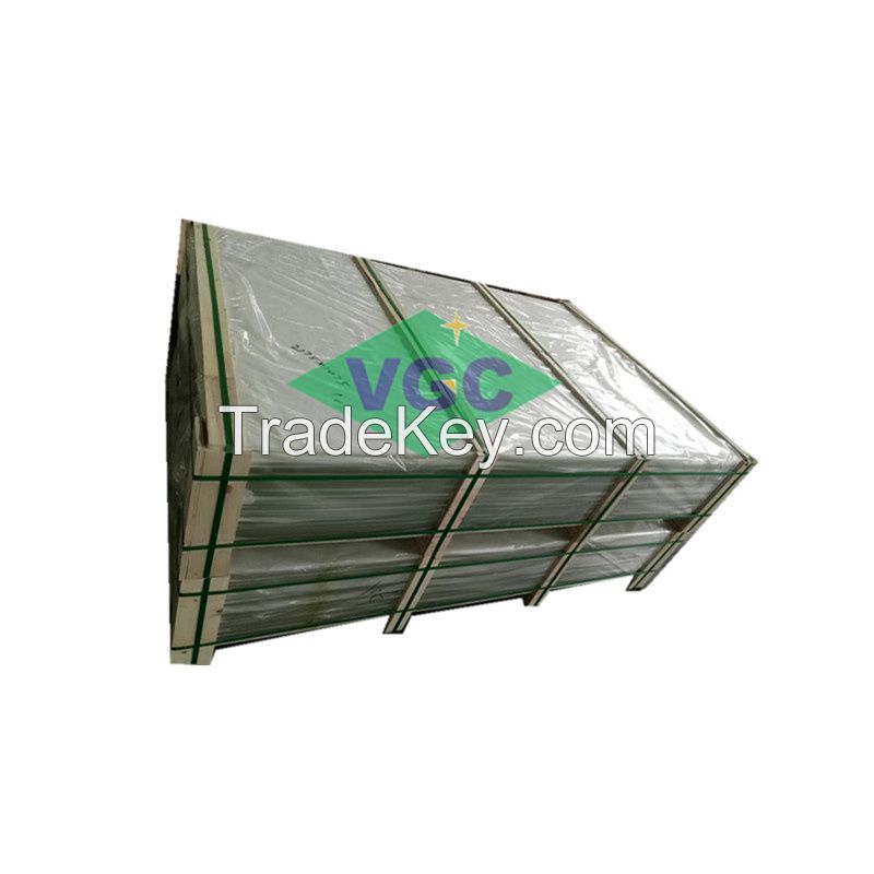 VGC 95% Transmittance PV Modules AR Coating Solar Glass 3.2MM Low Iron Patterned Glass 