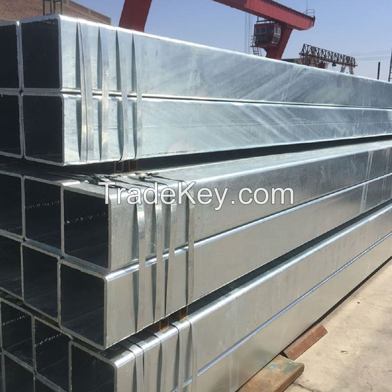 Galvanized carbon steel square pipe