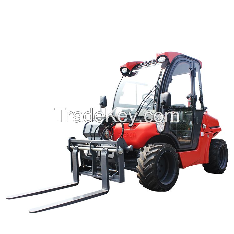 Everun Ert1500 1.35ton Telescopic Boom Compact Telehandler Mini Telescopic Wheel Loader Small Agricultural/Construction Equipment Machinery with Euro5/EPA4