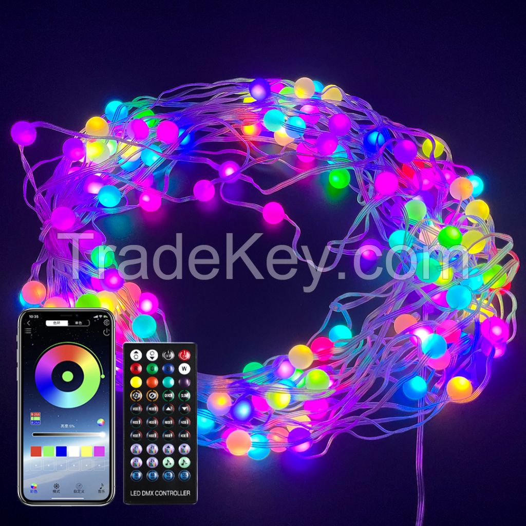 LED Christmas Outdoor Garden Decorative Outfit String Lights Smart Fairy Lights Copper Fairy String Lights