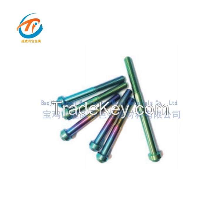 Titanium alloy taper head bolts