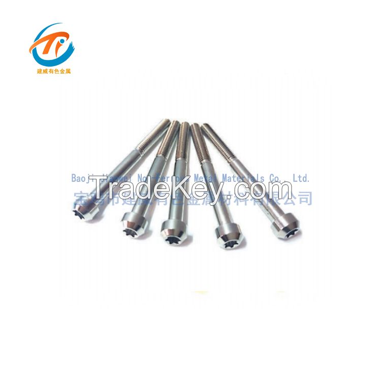 Titanium alloy taper head bolts