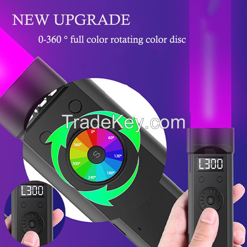 Hot sale Portable RGB Light Stick Wand Rechargeable Photography Fill Light Stick