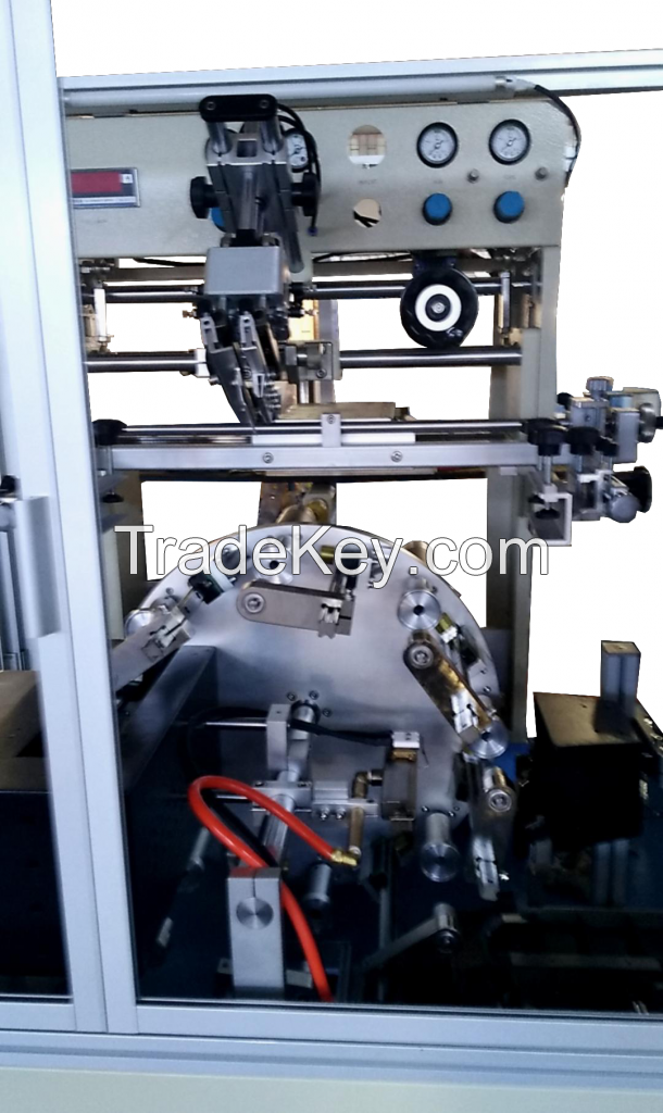 Rotary automatic servo round flat square bottle rotary screen glass plastic serigraphie printing machine with auto loading