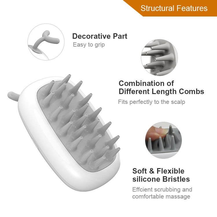 Hair Scalp Massage Silicone Comb