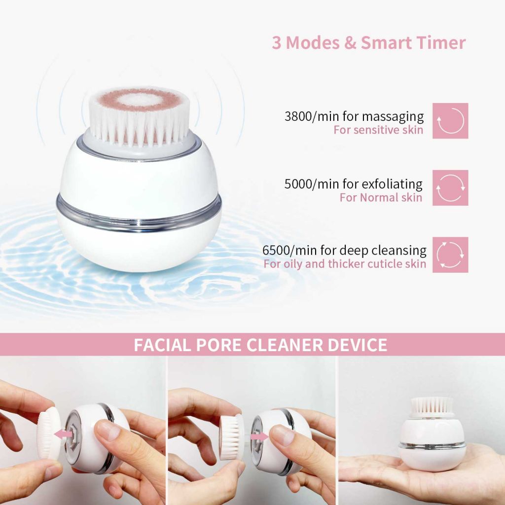 Electric Facial Cleansing Brush For Perfect Face Skin