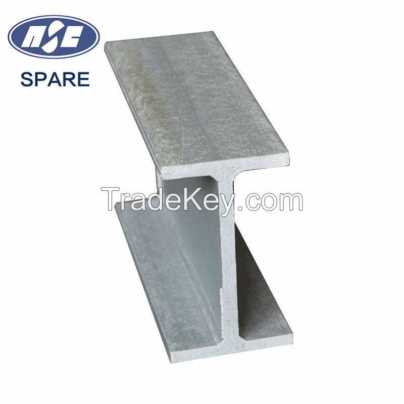 Composite GRP FRP Protruded Fiberglass H-Beam Profile