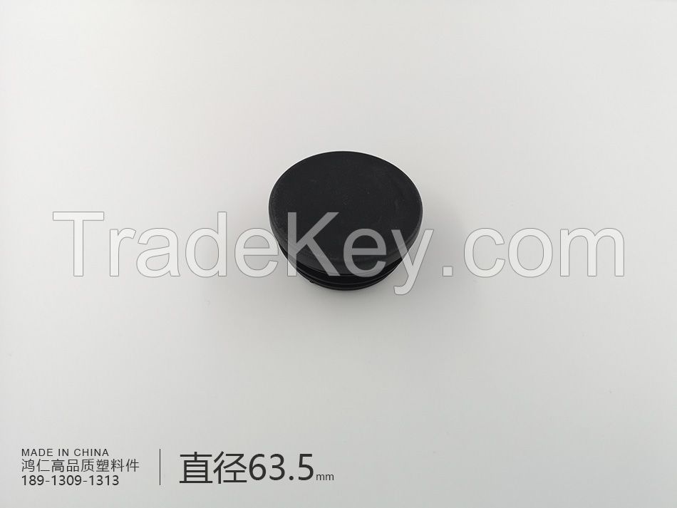 76.2x76.2mm3inch square cap tubing blanking plastic end cap, tube pipe hole insert finishing plug.