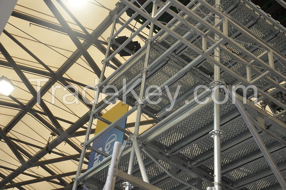 Heavy duty Hot Dip Galvanized Ringlock Scaffolding For Construction Building