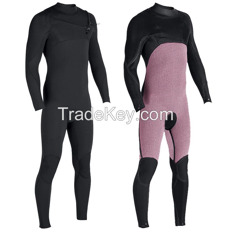 5/4mm 4/3mm 3/2mm Neoprene Chest Zip Wetsuit Super Stretch Thermal Limestone One Piece Dry Surfing Suit