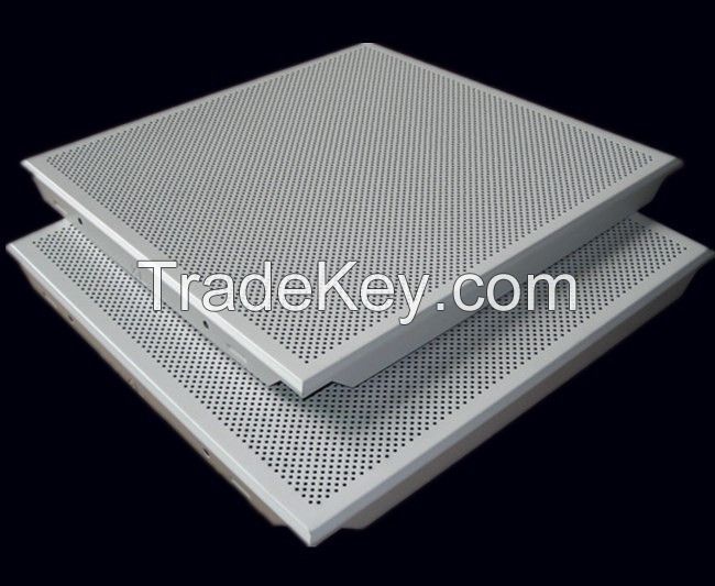 Metal Aluminum ceiling tile suspended clip in false ceiling