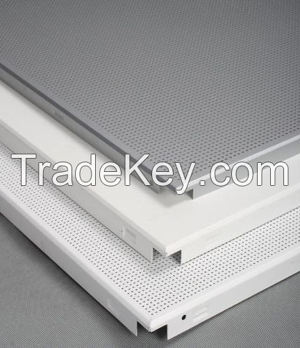 Metal Aluminum ceiling tile suspended clip in false ceiling