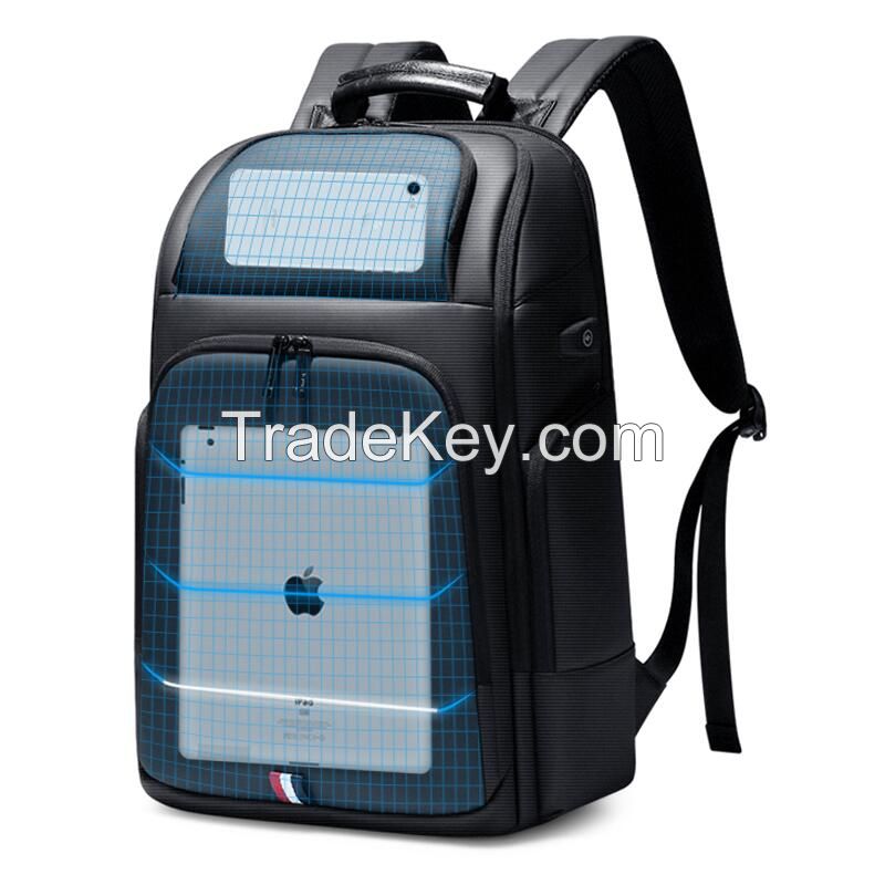 Wholesale Sports Back Pack Custom Logo Mens Anti Theft Waterproof Travel with Usb Charging Port Top Backpack