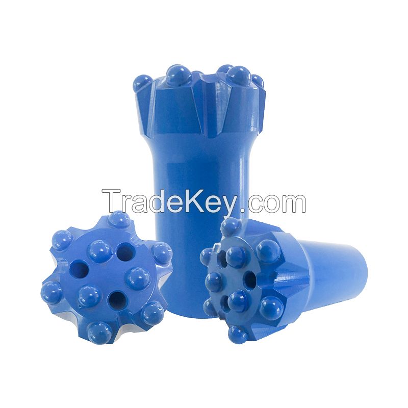 R Type Ball Tooth Bit Taper One-Word/Reaming/Cross Bit for Mining Tunnel Mining Is Suitable for Rock Drilling Rig