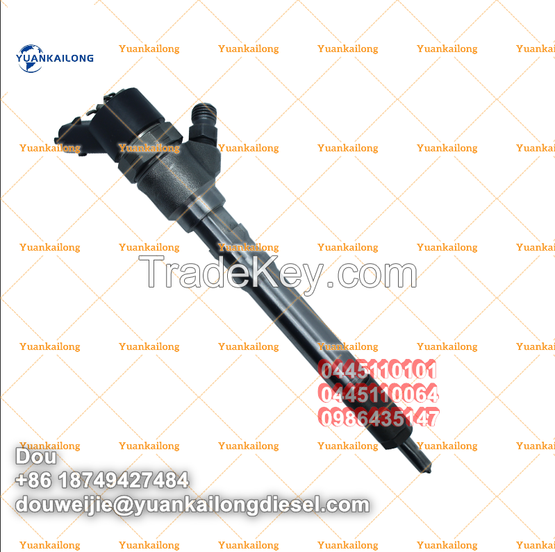 Yuankailong Quality Fuel Injector 0445110101 0445110064 0986435147 33800-27000 with Nozzle Dsla143p1604