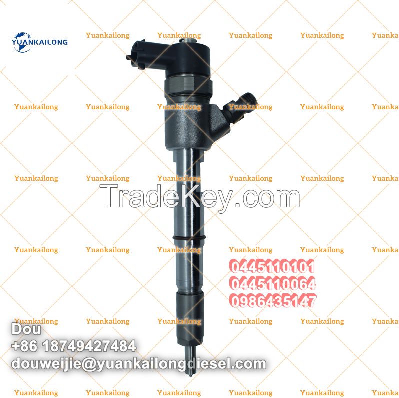 Yuankailong Quality Fuel Injector 0445110101 0445110064 0986435147 33800-27000 with Nozzle Dsla143p1604