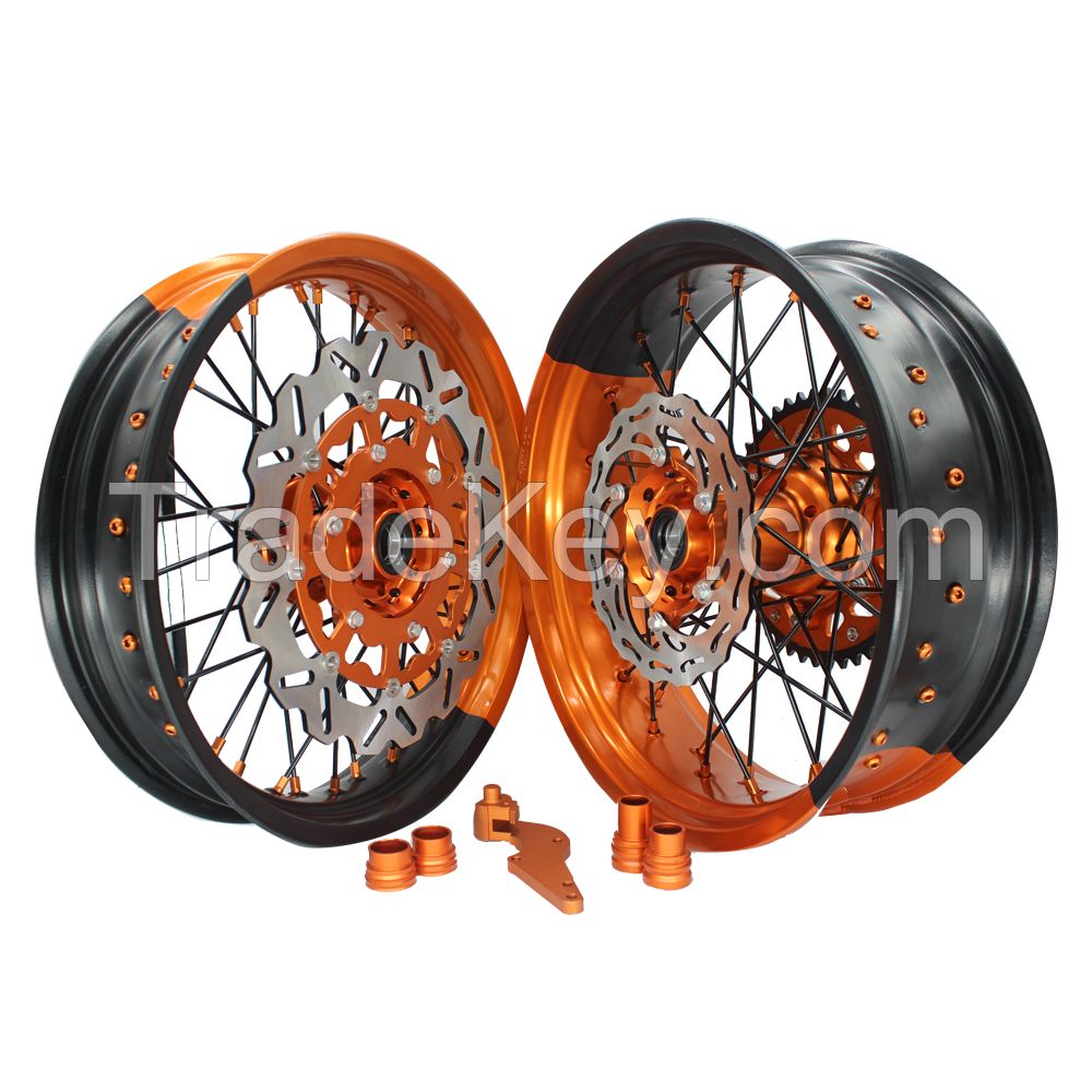 Wholesale 17 inch 36 Spoke Aluminum Alloy CNC SXF CRF 250 450 Motorcyc