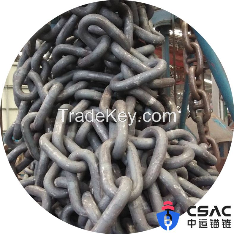 Marine Stud Link Anchor Chain Dia 12.5mm-122mm With Certificate