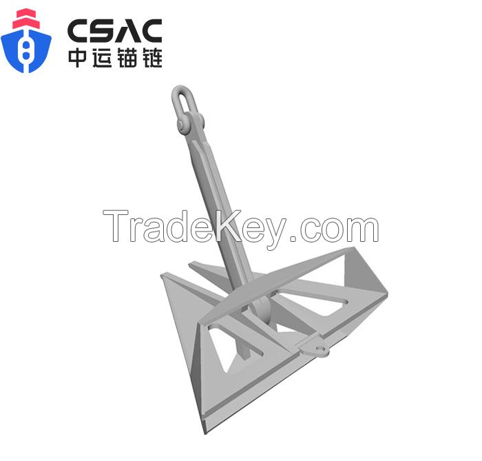 High Strength Welded Marine Delta Flipper Anchor For Vessel