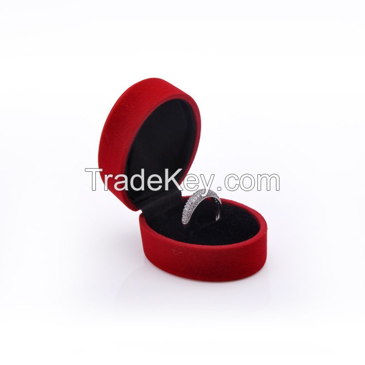 Flocking Jewelry Ring Packaging Boxes