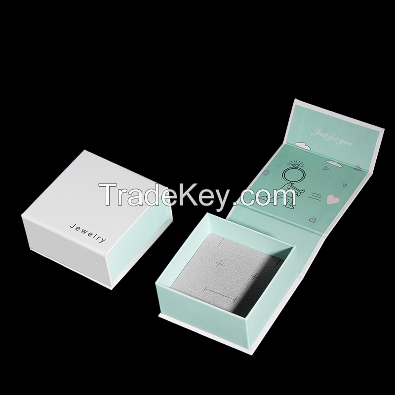 Custom Logo Printed Paper Jewelry Boxes