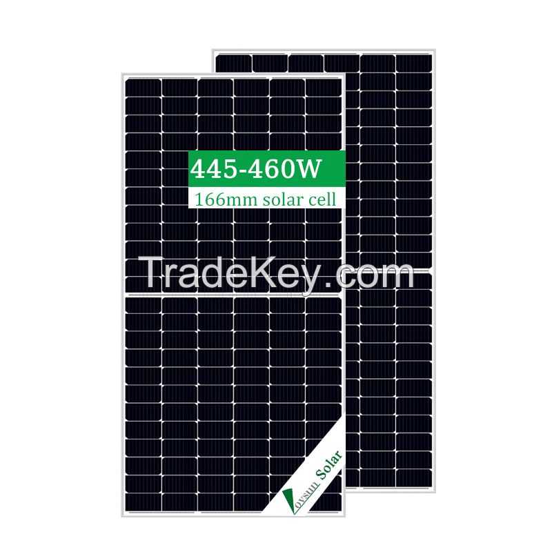 166mm 144 cells solar panel 430W 435W 440W 445W 450W 455W