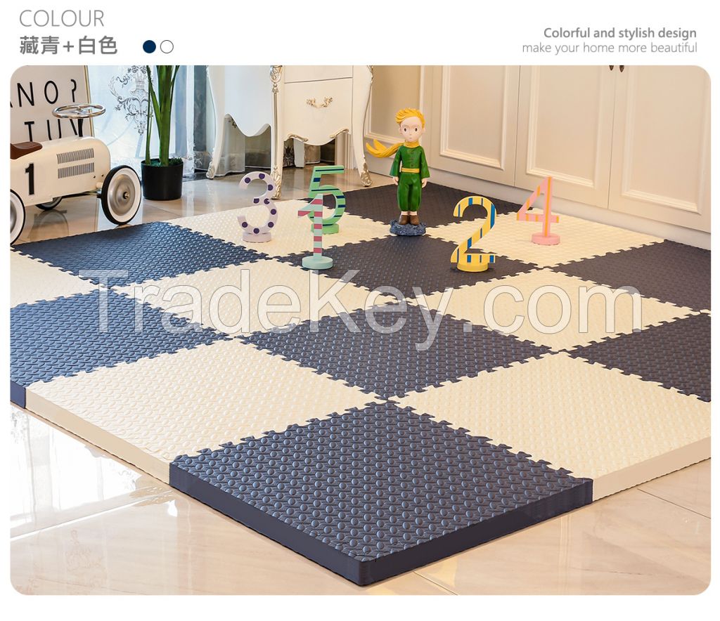 waterproof baby play floor Interlocking eva foam puzzle mat for kids soft eva