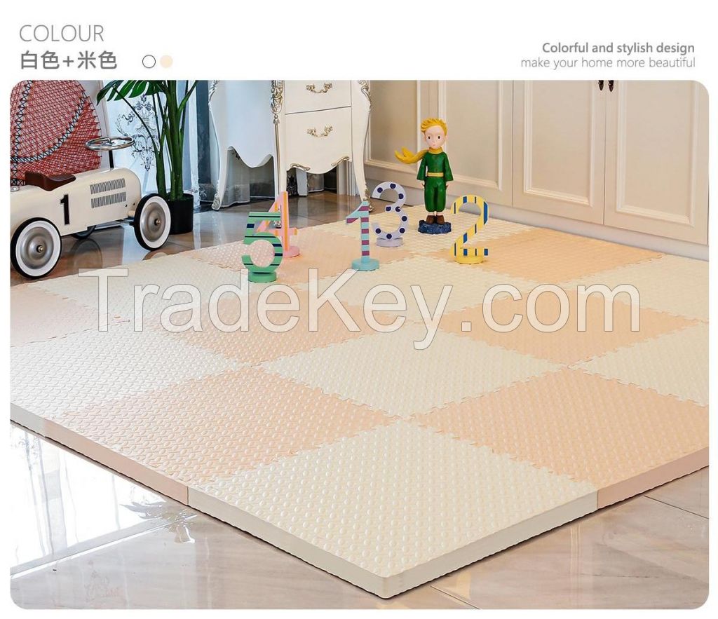 waterproof baby play floor Interlocking eva foam puzzle mat for kids soft eva