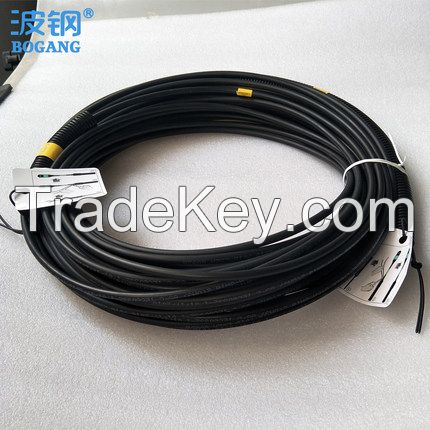 MPO-MPO armored field cable patch cable