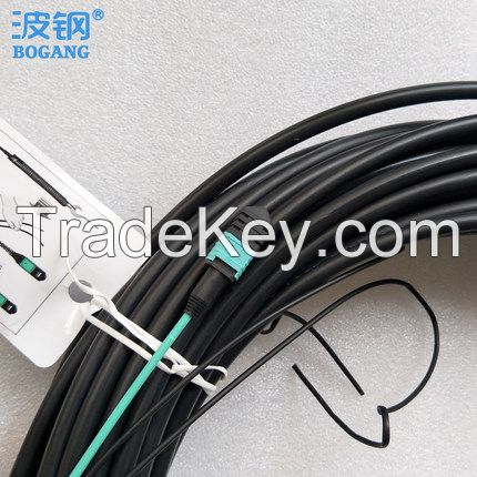 MPO-MPO armored field cable patch cable