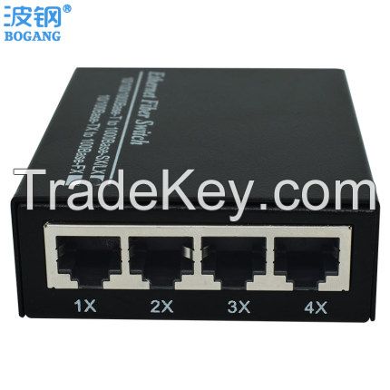 Gigabit optical fiber transceiver 1 optical 4 electric