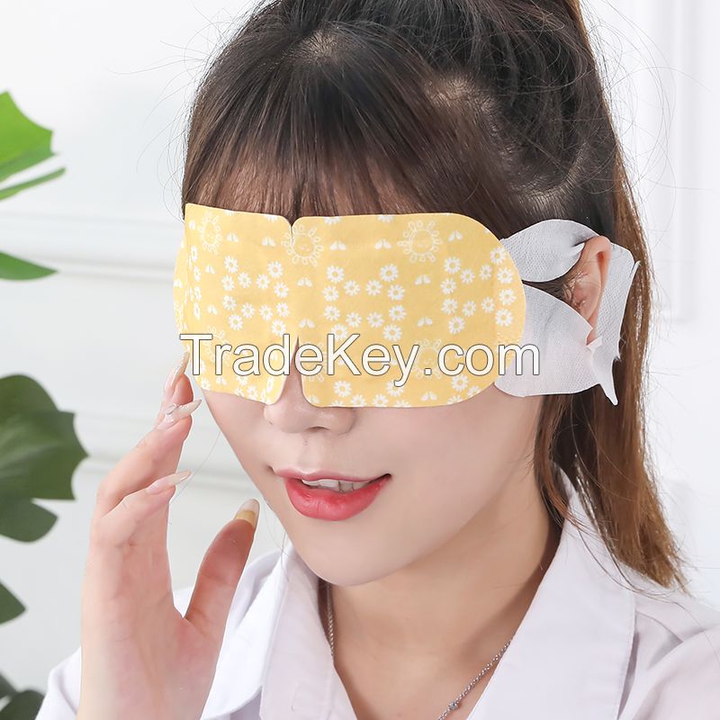 self heating steam eye mask to relieve eye strain  and help to sleep 